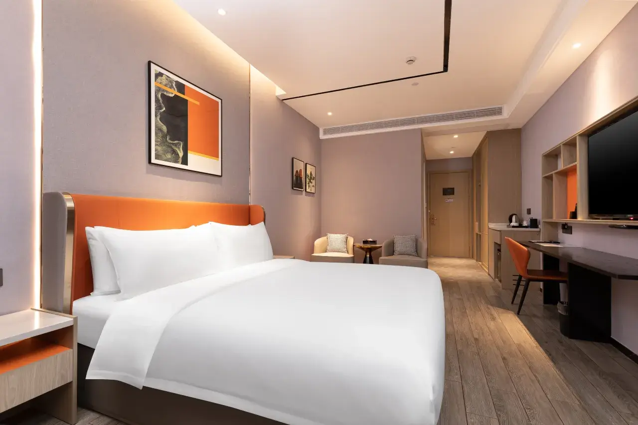 Smart Home Bed Room [small Intelligent Guest Control +mini Small Refrigerator+large Bay Window]